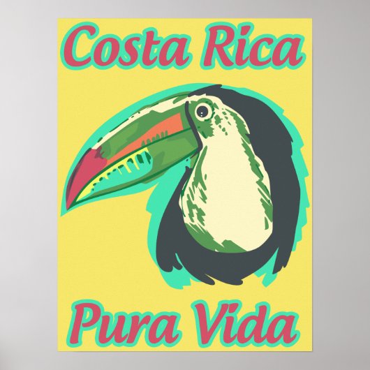 Costa Rica Poster (Vorne)
