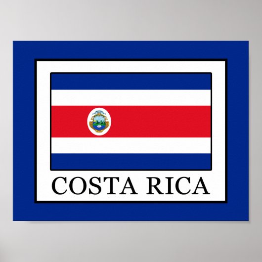 Costa Rica Poster (Vorne)