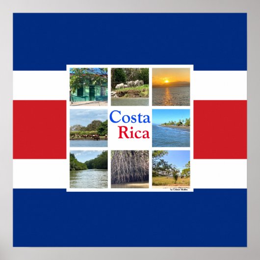 Costa Rica Poster (Vorne)