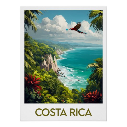 Costa Rica Poster (Vorderseite)