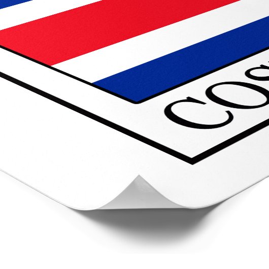 Costa Rica Poster (Ecke)