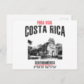 Costa Rica Postkarte (Vorne/Hinten)