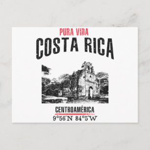 Costa Rica Postkarte