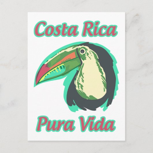 Costa Rica Postkarte (Vorderseite)