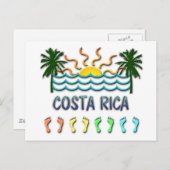 Costa Rica Postkarte (Vorne/Hinten)