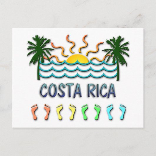 Costa Rica Postkarte (Vorderseite)