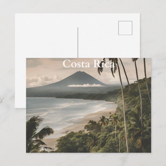 Costa Rica Postkarte (Vorne/Hinten)