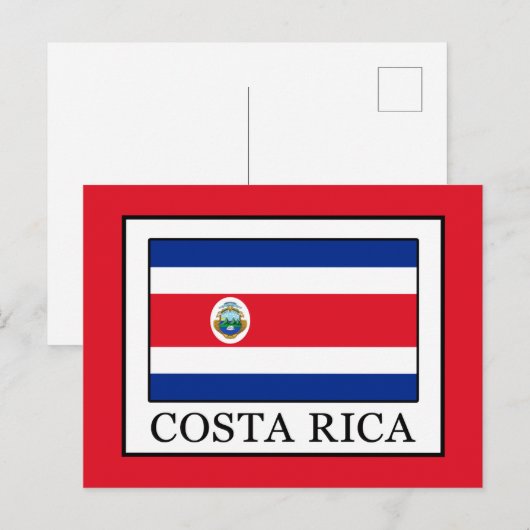 Costa Rica Postkarte (Vorne/Hinten)