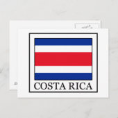 Costa Rica Postkarte (Vorne/Hinten)