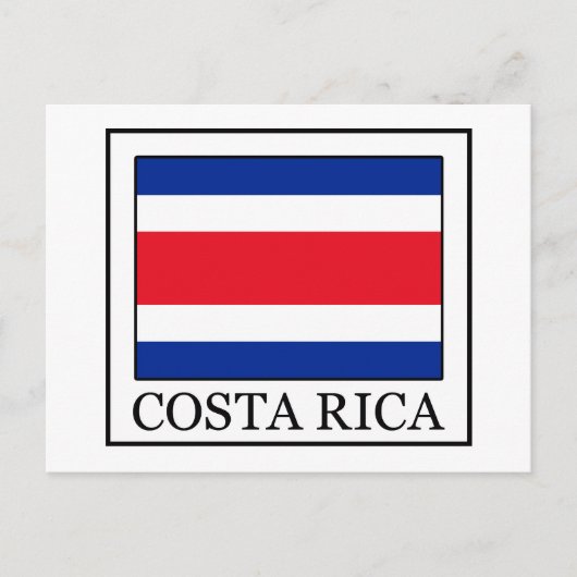 Costa Rica Postkarte (Vorderseite)