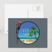 Costa Rica - Postkarte (Vorne/Hinten)