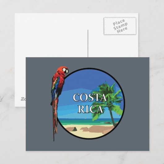 Costa Rica - Postkarte (Vorne/Hinten)