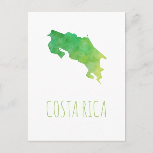 Costa Rica Postkarte (Vorderseite)