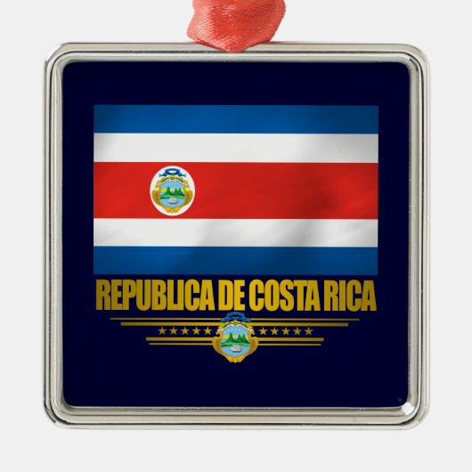 "Costa Rica Pride" Ornamente (Vorne)