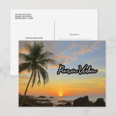 Costa Rica Pura Vida Beach Souvenir Postkarte (Vorne/Hinten)