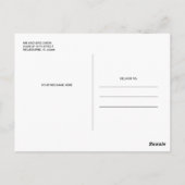 Costa Rica Pura Vida Beach Souvenir Postkarte (Rückseite)