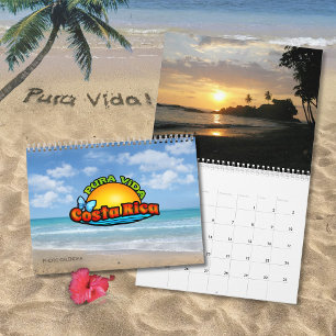 Costa Rica Pura Vida Foto Calendar Kalender