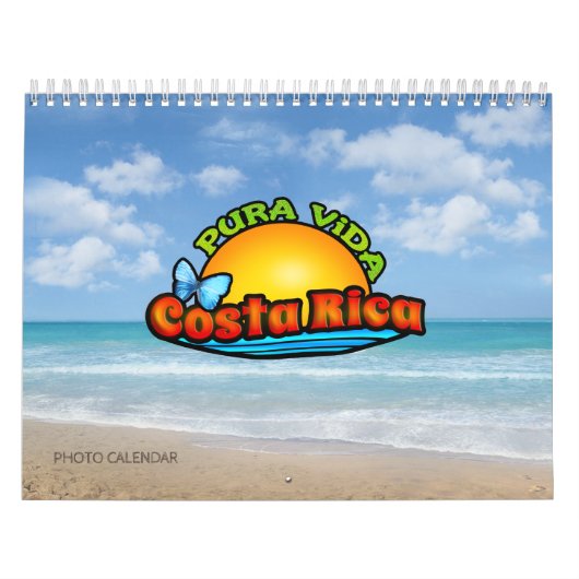 Costa Rica Pura Vida Foto Calendar Kalender (Titelbild)