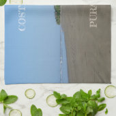 Costa Rica Pura Vida Geschirrtuch (Gefaltet)