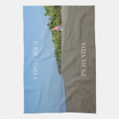 Costa Rica Pura Vida Geschirrtuch (Vertikal)
