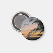 Costa Rica "Pura Vida" Magnet  (Vorderseite/Rückseite)