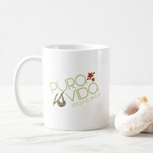Costa Rica Pura Vida Sloth-Kaffee-Tasse Kaffeetasse