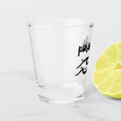 Costa Rica Pura Vida Wave Souvenir Schnapsglas (Links)