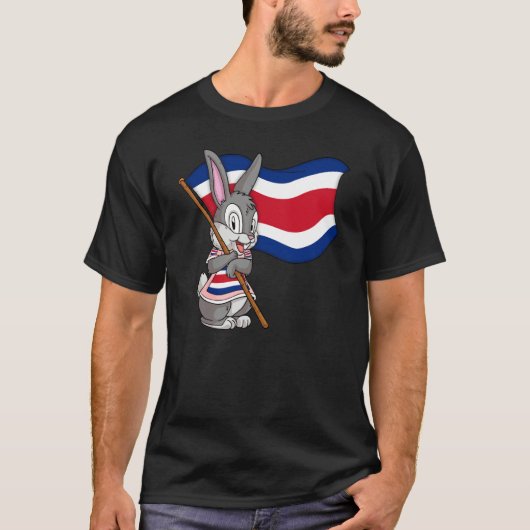 Costa Rica Rabbit T-Shirt (Vorderseite)