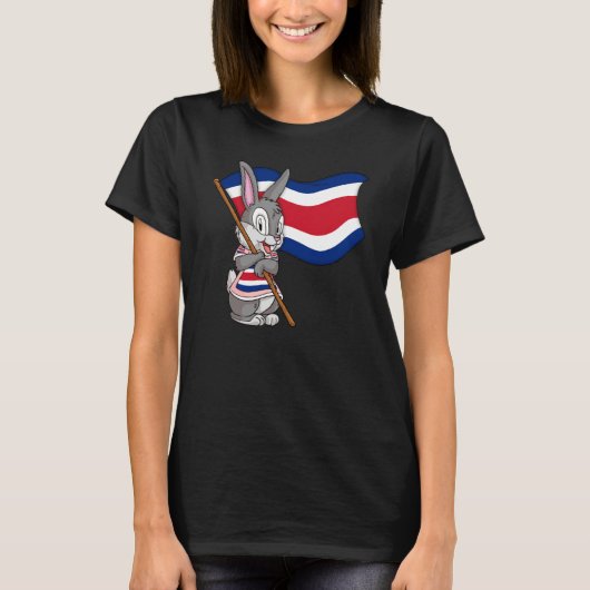 Costa Rica Rabbit T-Shirt (Vorderseite)