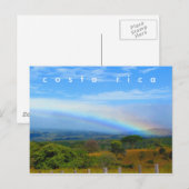 Costa Rica Rainbow Postcard Postkarte (Vorne/Hinten)