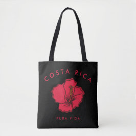 Costa Rica Red Hibisken Beach Tasche