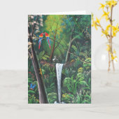 Costa Rica-Regenwald Karte (Gelbe Blume)