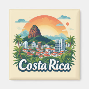 Costa Rica Reise Design 🗺️ Magnet