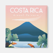 Costa rica Reisemagnet Naturvulkan Magnet (Vorne)