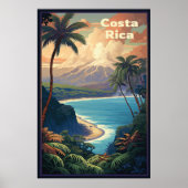 Costa Rica, Reisen Poster (Vorne)