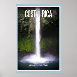 Costa Rica Reiseplakat Poster