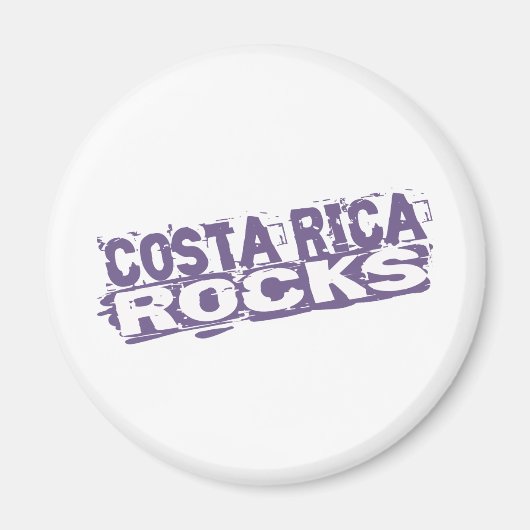 Costa Rica Rocks Magnet (Vorne)