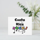 Costa Rica Rocks Postkarte (Stehend Vorderseite)