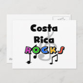 Costa Rica Rocks Postkarte (Vorne/Hinten)