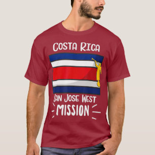 Costa Rica San Jose Ost Mormon LDS Mission Geschen T-Shirt