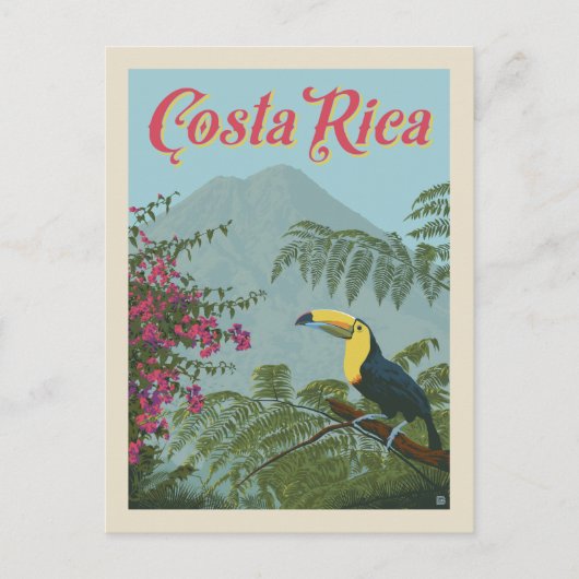 Costa Rica | Save The Date Einladungspostkarte (Vorderseite)