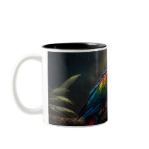 Costa Rica Scarlet Macaw Tasse: Tropenkaffee Bliss