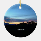 Costa Rica, Scenic Fotograph Keramik Ornament (Hinten)