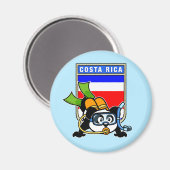 Costa Rica Scuba Diving Panda Magnet (Vorderseite/Rückseite)