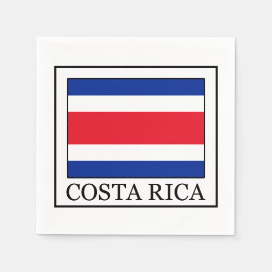 Costa Rica Serviette (Vorderseite)