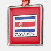 Costa Rica Silbernes Ornament (Links)