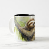 Costa Rica Sloth Coffee Tasse (Vorderseite Links)