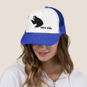 Costa Rica Sloth Souvenir Hat | Blau Truckerkappe (Beispiel)