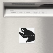 Costa Rica Sloth Souvenir Magnet (In Situ (Geschirrspüler))