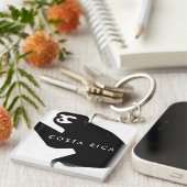 Costa Rica Sloth Souvenir Schlüsselanhänger (Vorderseite rechts)